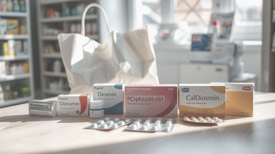 Jakie są alternatywne preparaty z diosminą dostępne na rynku?