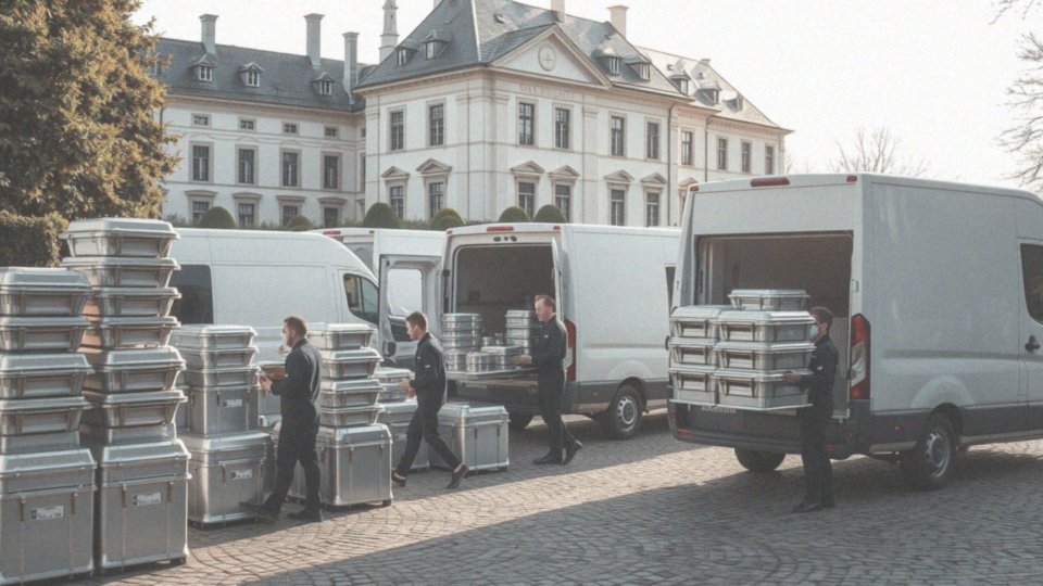 Jak wygląda logistyka dostawy cateringu w przypadku większych imprez?