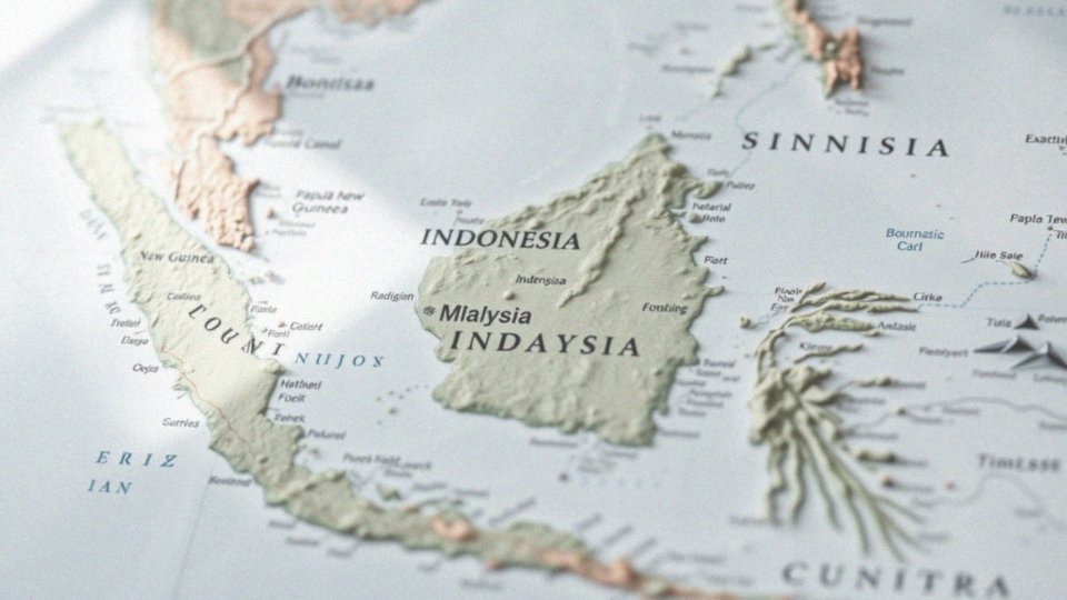 Jakie są sąsiadujące kraje Indonezji?
