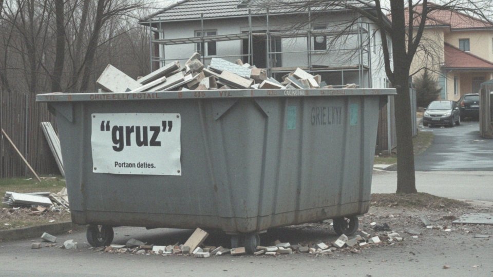 Jakie odpady można składować w kontenerze na gruz?