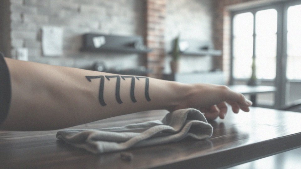 Jak pielęgnować tatuaż 777, aby zachować jego piękno?