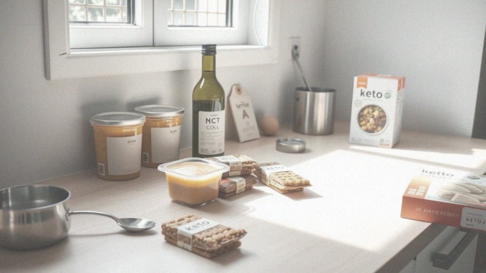 Jakie gotowe produkty są sugerowane w diecie ketogenicznej?