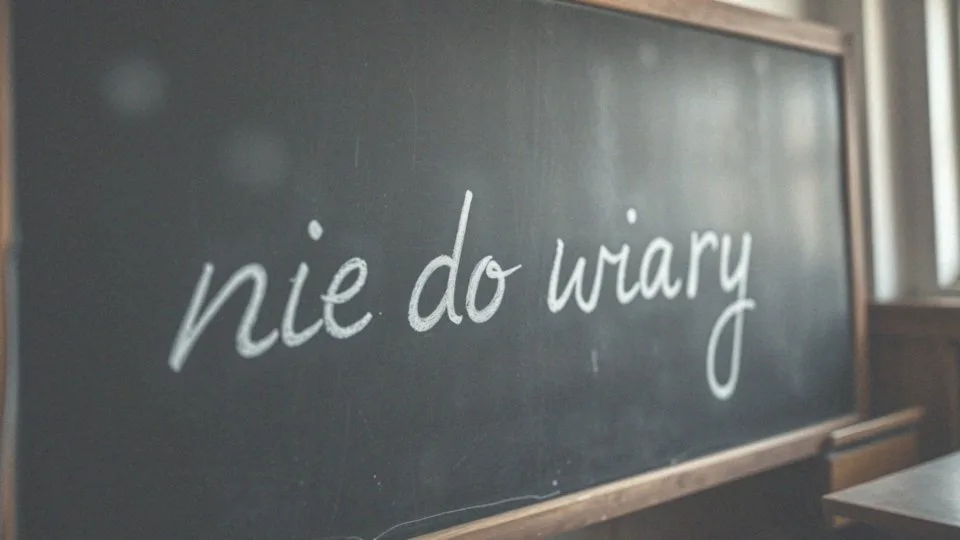Jak się pisze „nie do wiary”? Zasady i błędy językowe