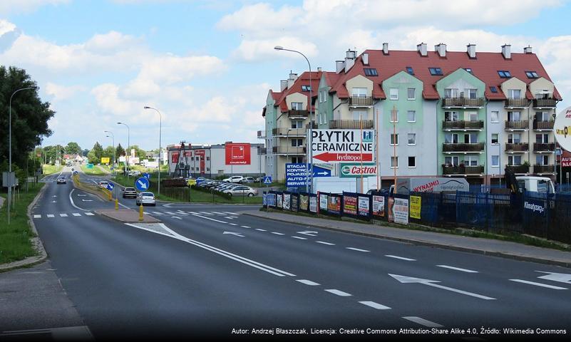 Ulica Ostródzka w Iławie